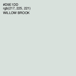 #D9E1DD - Willow Brook Color Image